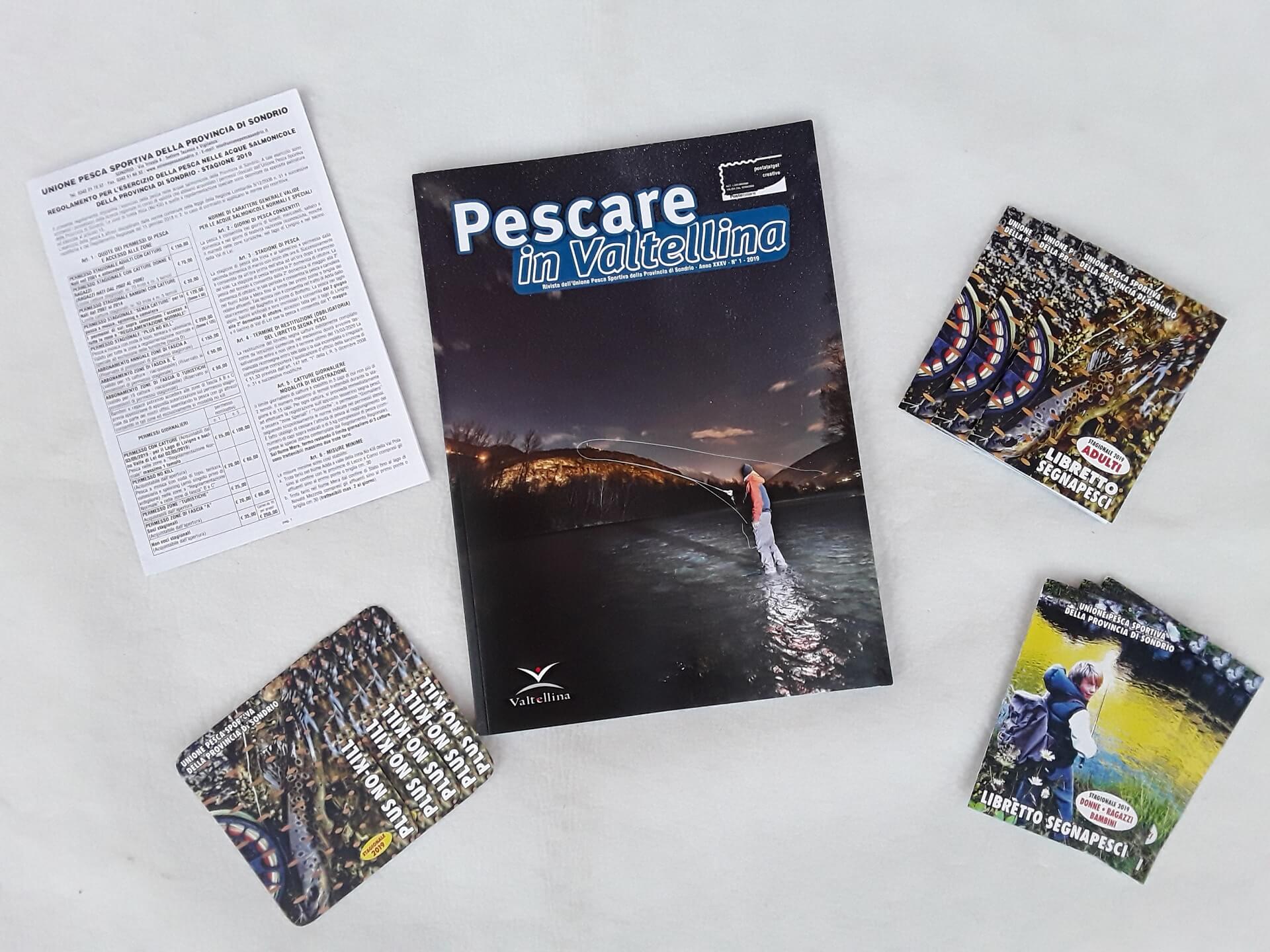 Rilascio permessi pesca Valtellina presso Fuselli Sport